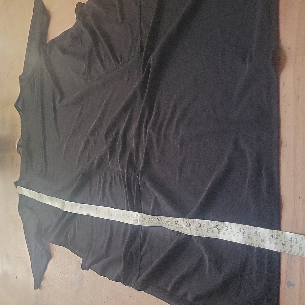 Zara Short Sleeve Sheer Midi Dress - Picture 3 of 5